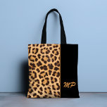ヒョウ印刷モノグラムスタイリッシュパーソナライズされた トートバッグ<br><div class="desc">Leopard Print Monogram Tote Bagスタイリッシュは絶対にパウルフェクトとヒョウの毛皮のプリント。モノグラムを追加してカスタマイズするか、あなたの文字トートバッグカスタムのアイテムを削除する。Evco Studio www.zazzle.com/store/evcostudioによるユーザー向け設計</div>