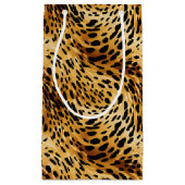 ヒョウ印刷抱き枕 スモールペーパーバッグ (正面)