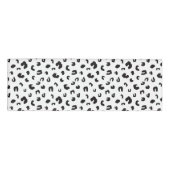 ヒョウ印刷白黒 名札 (正面)