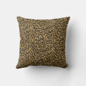 ヒョウ印刷装飾用クッション クッション (裏面)