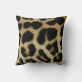 ヒョウ印刷 クッション (裏面)