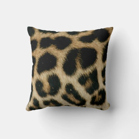 ヒョウ印刷 クッション (裏面)