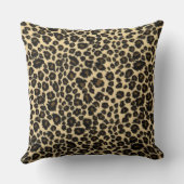 ヒョウ印刷 クッション (裏面)