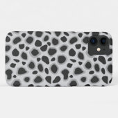 ヒョウ印刷 – グレーの濃淡 Case-Mate iPhoneケース (裏面(横))