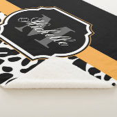 ヒョウ印刷 シェルパブランケット (3/4)