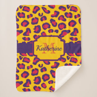 ヒョウ印刷 シェルパブランケット