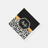 ヒョウ印刷 スタンダードカクテルナプキン (角)