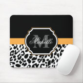 ヒョウ印刷 マウスパッド (マウス)