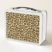 ヒョウ印刷 メタルランチボックス (裏面)