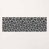 ヒョウ印刷 ヨガマット (裏面(横))