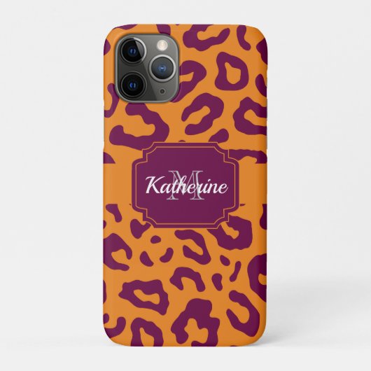 ヒョウ印刷 Case-Mate iPhoneケース (裏)