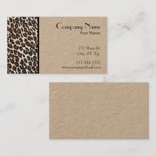 ヒョウ印縁ど 名刺 (正面/裏面)