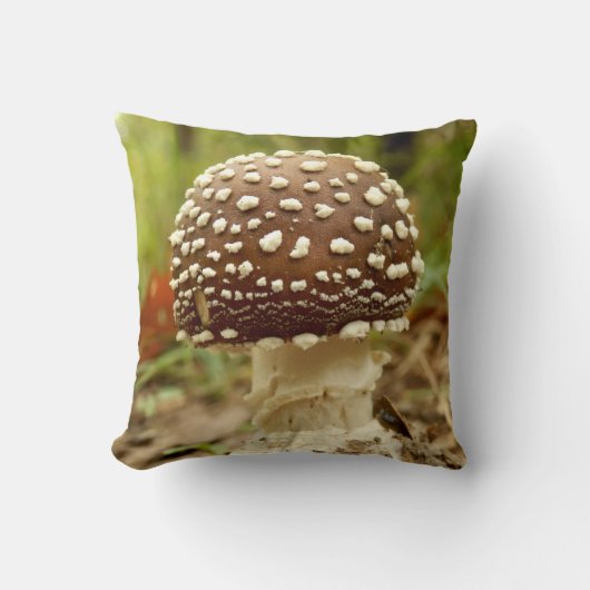 ヒョウ型きのこ投げクッション クッション (正面)