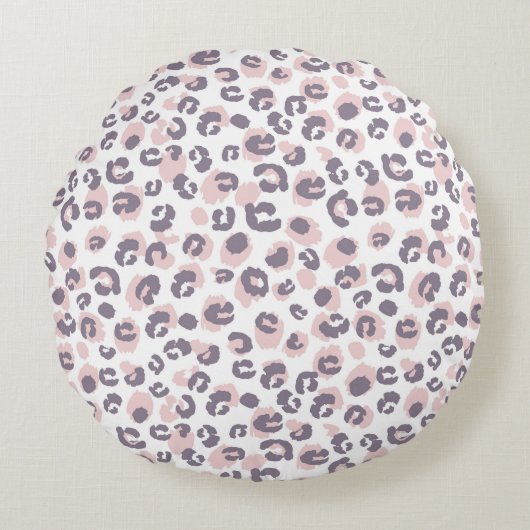 ヒョウ型丸枕 ラウンドクッション (正面)