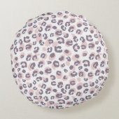 ヒョウ型丸枕 ラウンドクッション (裏面)