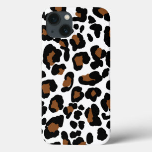 ヒョウ大きな猫ファーパターンプリント iPhone 13ケース