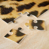 ヒョウ大きな猫。 ジグソーパズル (側面)