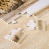 ヒョウ大きな猫。 ジグソーパズル (側面)