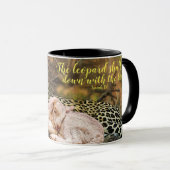 "ヒョウ子供"はアイザイア11と死にます マグカップ (正面右)