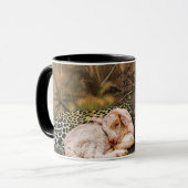 "ヒョウ子供"はアイザイア11と死にます マグカップ (正面左)