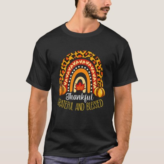 ヒョウ感謝の感謝先生感謝祭ライ Tシャツ (正面)