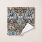 ヒョウ抽象芸術プリントタオルセット バスタオルセット (ウォッシュタオル)