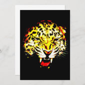 ヒョウ招待状 招待状 (正面/裏面)