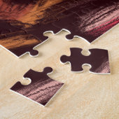 ヒョウ斑点アフリカ動物パターン ジグソーパズル (側面)