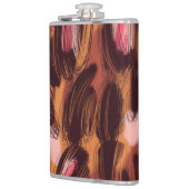 ヒョウ斑点アフリカ動物パターン フラスク (左)