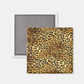 ヒョウ斑点カモフラージパタ絵画ーン マグネット (正面/裏面)