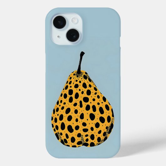ヒョウ斑点ナシ像 Case-Mate iPhoneケース (裏面)
