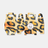ヒョウ斑点パターンバチェロレッテありがとう フェイバーボックス (折り畳みなし)