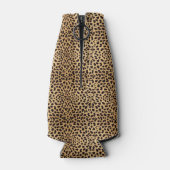 ヒョウ斑点ラインストーンパーソナライズされたダイヤモンド ボトルクーラー (裏面)