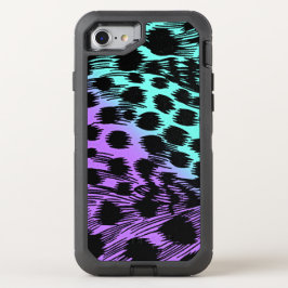 ヒョウ斑点 オッターボックスディフェンダーiPhone SE/8/7 ケース