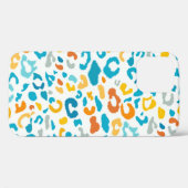 ヒョウ斑点:カラフルヴィンテージテクスチャ。 Case-Mate iPhoneケース (裏面 (横))