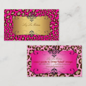 ヒョウ斑点 名刺 (正面/裏面)