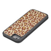 ヒョウ斑点Ultrasuedeルック Case-Mate iPhoneケース (底)