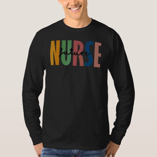 ヒョウ未来ナース看護学院 Tシャツ (正面)