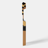 ヒョウ柄と弓 iPhoneケース (左側面)