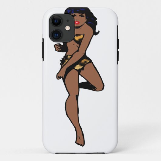 ヒョウ柄のアフリカ製ピン Case-Mate iPhoneケース (裏面)