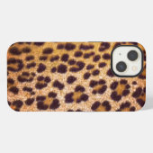 ヒョウ柄のカーペット iPhoneケース (裏面横)