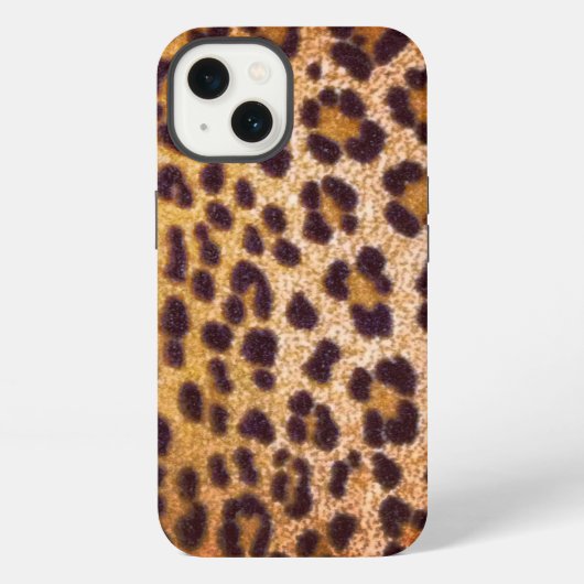 ヒョウ柄のカーペット iPhoneケース (裏面)