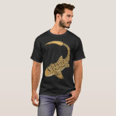 ヒョウ柄のサメ Tシャツ (正面フル)