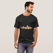 ヒョウ柄のサメ Tシャツ (正面フル)