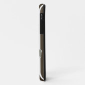 ヒョウ柄のストライプ コーラサファリ Case-Mate iPhoneケース (裏面/左)