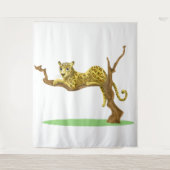 ヒョウ柄のタペストリー タペストリー (正面)