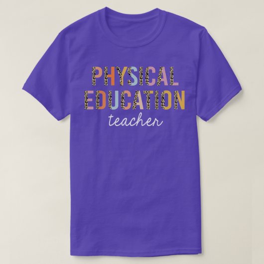 ヒョウ柄の体育教師 学校復帰 楽しいサプリメント Tシャツ (デザイン正面)