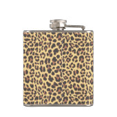 ヒョウ柄の動物の皮膚パターン フラスク (裏面)