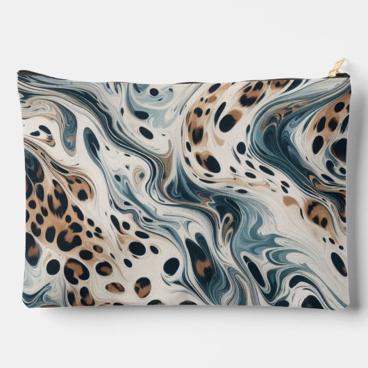 ヒョウ柄の天の川 アクセサリーポーチ (裏面)