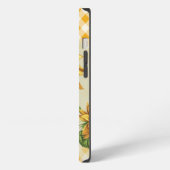 ヒョウ柄の小人とひまわり iPhoneケース (左側面)